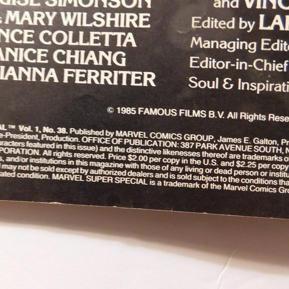 Marvel Super Special Red Sonja Adaptation 1985 Comic Book - Picture 4 of 5